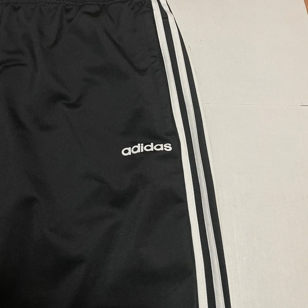 Adidas Men's Athletics Essential Tricot 3-Stripe Pants Black Size XL Track